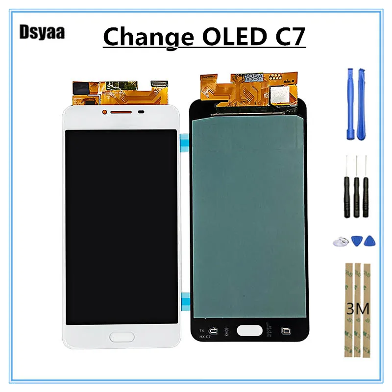 

5.7 Inch Change OLED for Samsung for Galaxy C7 C7000 LCD Display with Touch Screen Digitizer Assembly