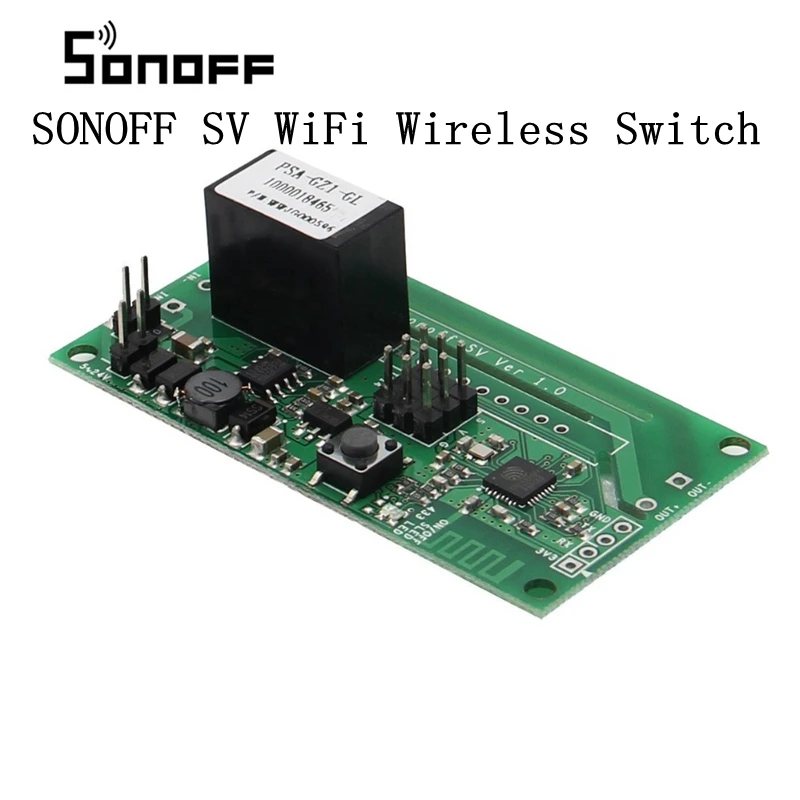 SONOFF умный дом Комплект беспроводной WiFi Температура Влажность 4CH умный переключатель человеческого тела датчик движения пульт дистанционного управления Замена - Цвет: SV WiFi Switch
