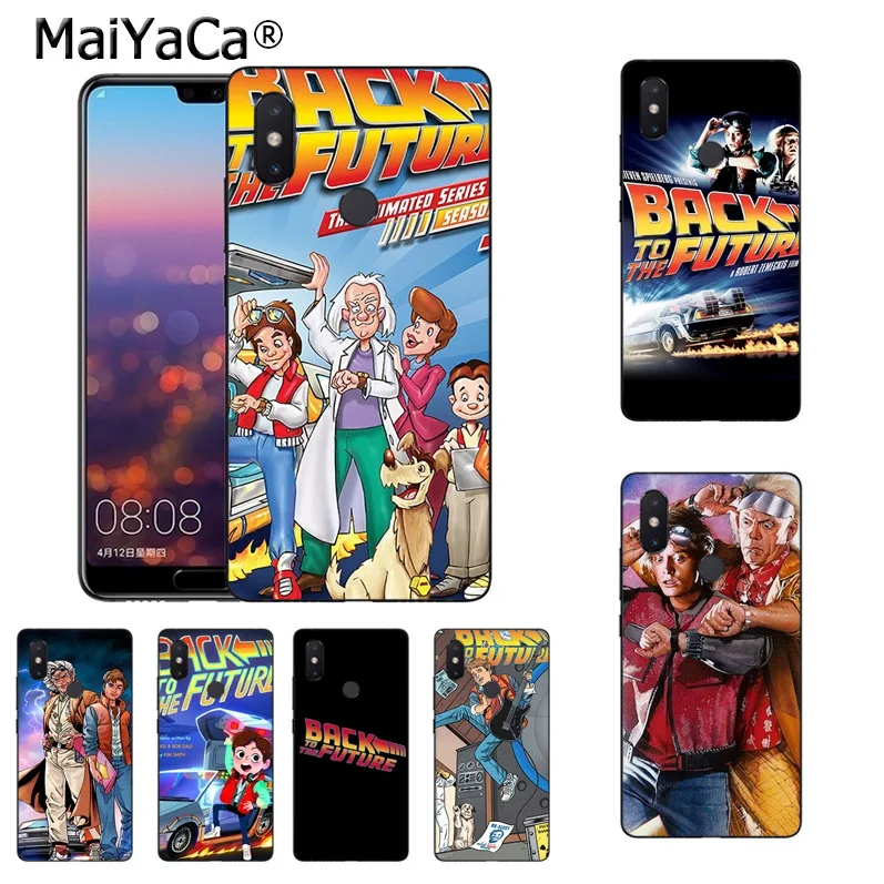 Мягкий чехол для телефона MaiYaCa Back To The Future boy с цветным рисунком xiaomi mi 8se 6 note2 note3 redmi 5