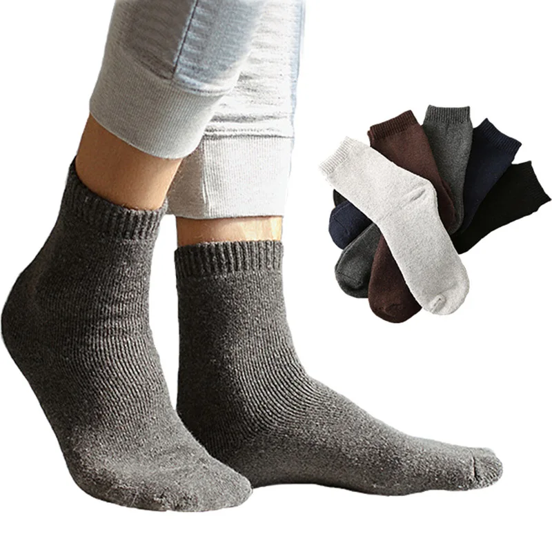 

Mens Fashion Velvet Casual Winter Warm Socks For Men Winter Warm Thick Tube Socks