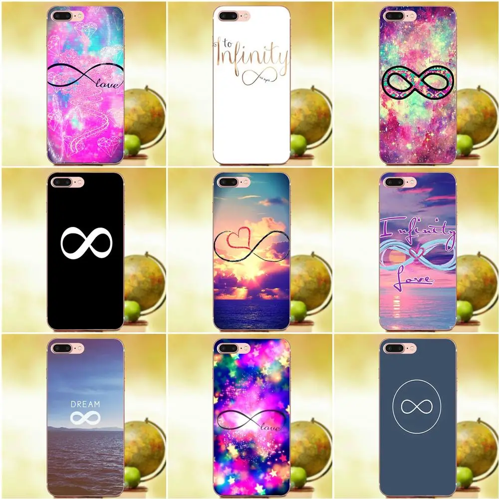 Мягкий чехол с принтом Infinity Logo Love для Sony Xperia Z Z1 Z2 Z3 Z4 Z5 compact Mini M2 M4 M5 T3 E3 E5 XA XA1 XZ Premium |
