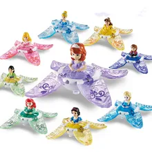 Дисней Симпатичные форзен танцы игрушки для принцесс вращающийся магический спиннинг деформации Набор для юлы куклы игрушки Дети Рождественский подарок