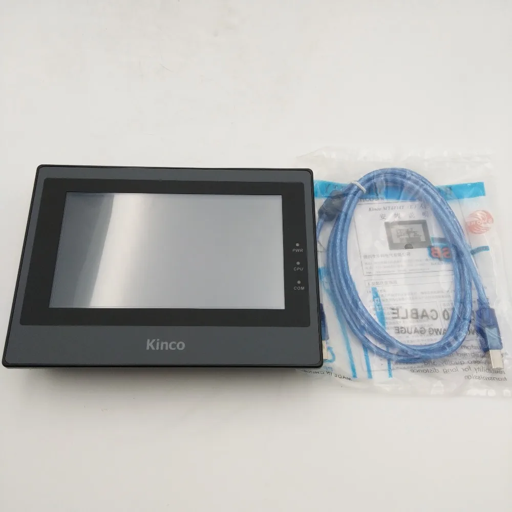 MT4414T 7 &quotКитайский HMI Kinco дюймовый сенсорный экран дешевый ПЛК Сенсорная панель