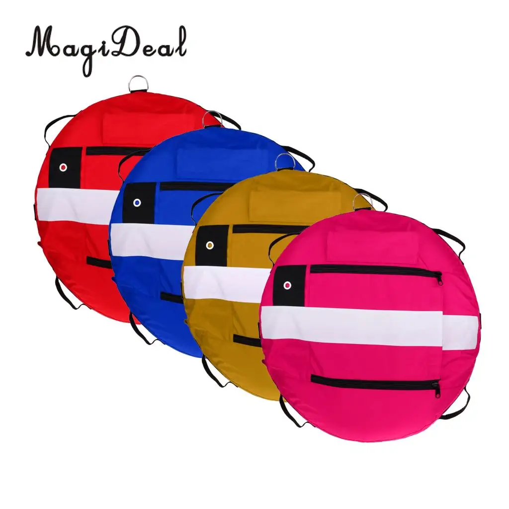Heavy Duty Scuba Diving Freediving Diver Snorkeling Spearfishing Surface Marker Buoy/Safety Buoyancy Signal Float Gear Equipment