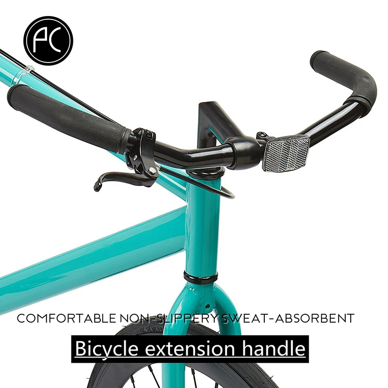 BIKE GREEN HANDLEBAR GRIPS RUBBER GRIP COMFORT FIXIE ROAD ERGONOMIC VINTAGE PAD