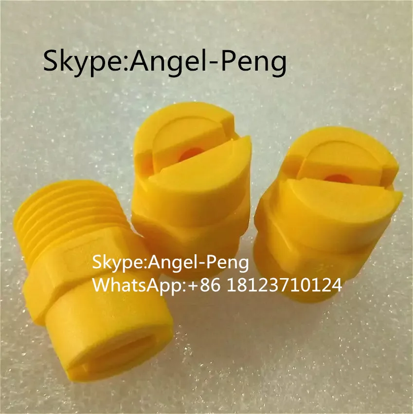 1/8" and 1/4" Plastic flat fan nozzle for cleaning car water jet nozzle