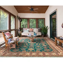 Коллекция в африканском стиле, Геометрическая, современная, для гостиной, чайный столик, шерсть, ручная вязка, ковер Land Padgc193kilimyg40