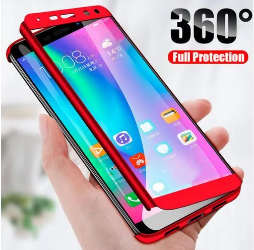 

360 Degree Full Protective Phone Case For Huawei P30 P20 P10 P9 P8 Lite P Smart Y9 2019 Case For Huawei Mate20 Lite Hard PC Case