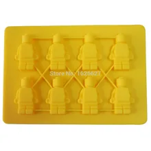 Силиконовая форма типа робота Маффин сладкое конфетное Желе помадка торт силиконовая форма для шоколада инструмент выпечки