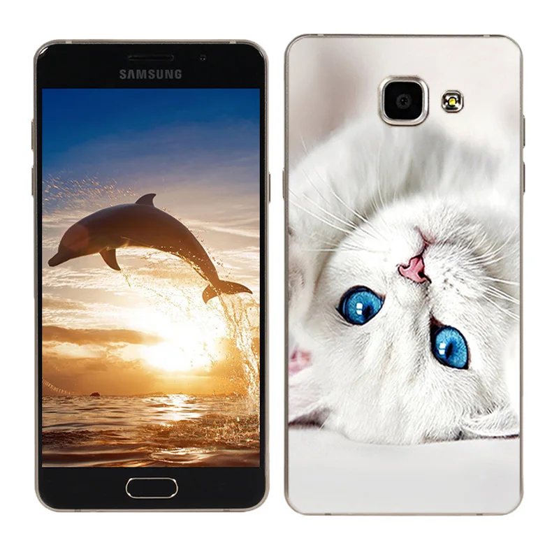 Чехол для телефона s для samsung Galaxy A3 A5 TPU Fundas Para Coque чехол для телефона С Рисунком Тигра для Galaxy A7 - Цвет: 10