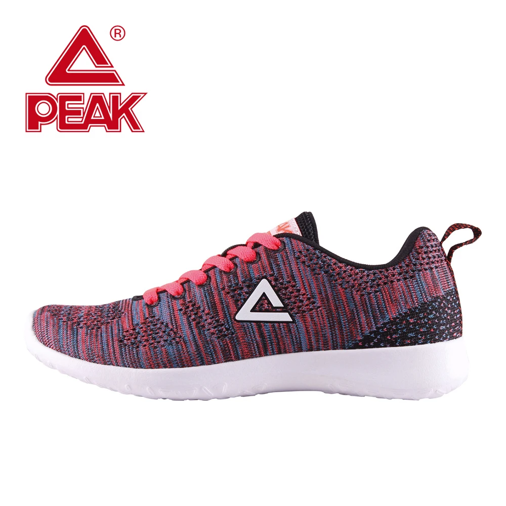 

PEAK Walking Shoes Women Textile Upper Breathable Sneakers Soft Comfortable PEAK Sports Shoes Ultra-light Sneakers Easy Walker