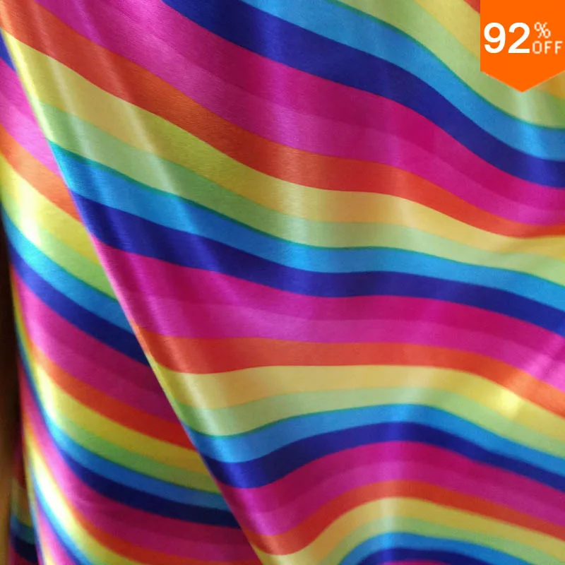 

african fabrics indian fabric Rainbow dress accessories for linning nigeria best selling 2018 products Rainbows african fabric