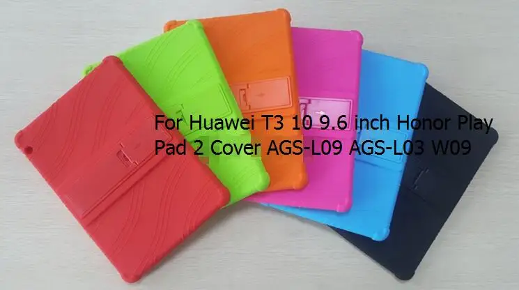 

Case For Huawei MediaPad T3 10 Silicon Back Cover Tablet PC shell For T3 9.6 inch Honor Play Pad 2 Cover AGS-L09 AGS-L03 W09+Pen