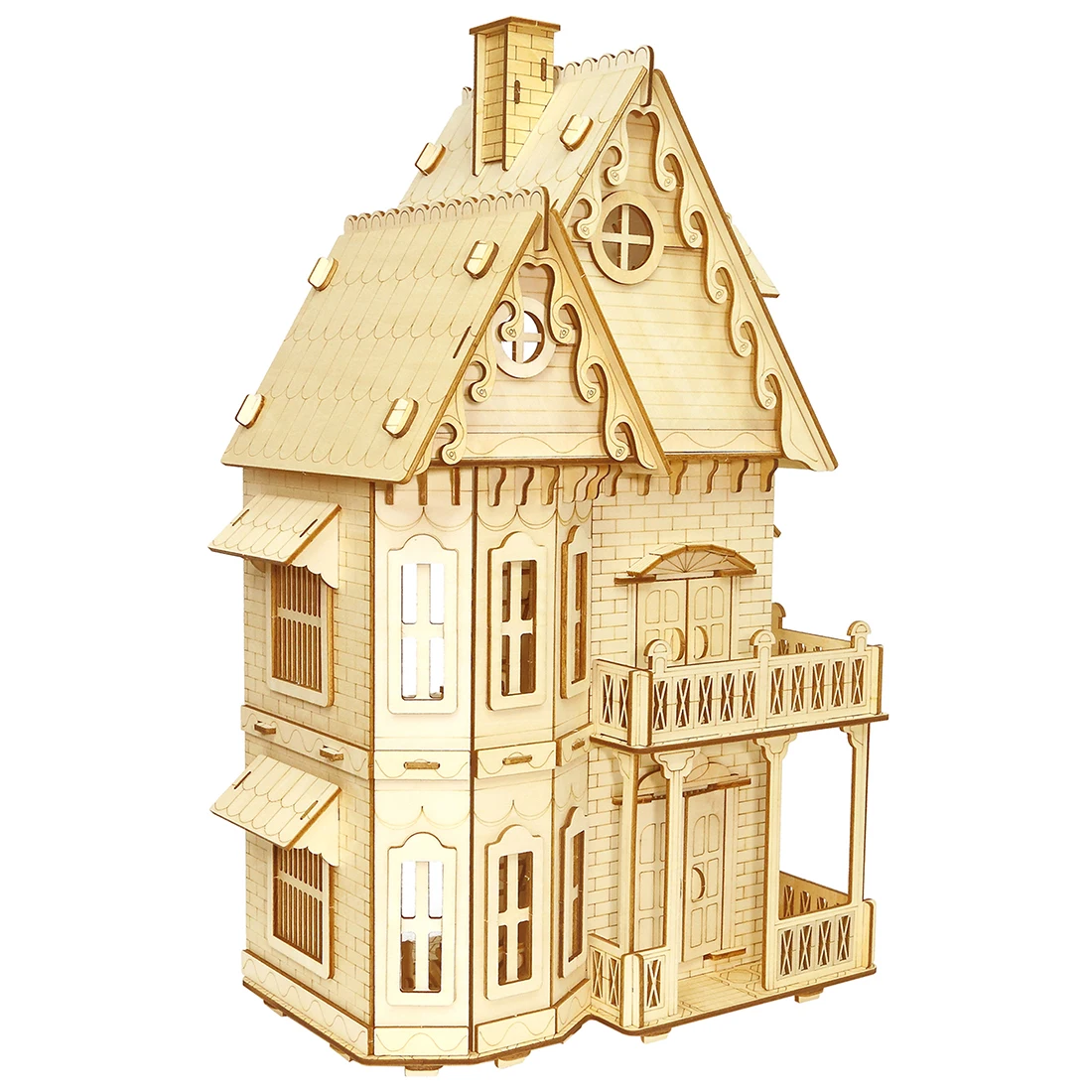 

High-Precision Laser Cutting Puzzle 3D Wooden Jigsaw Model Gothic Puzzle Set Puzzles Toys For Children Kids