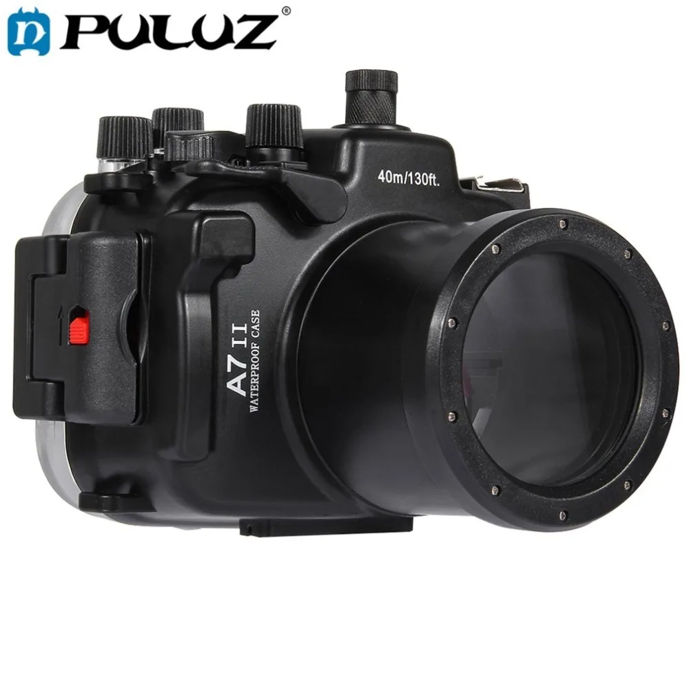 PULUZ 40m Underwater Depth Diving Case Waterproof Camera Housing for