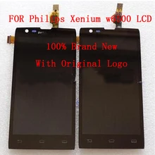 100% Original FOR Philips xenium w6500 front panel assembly LCD display +Digitizer Touch Screen