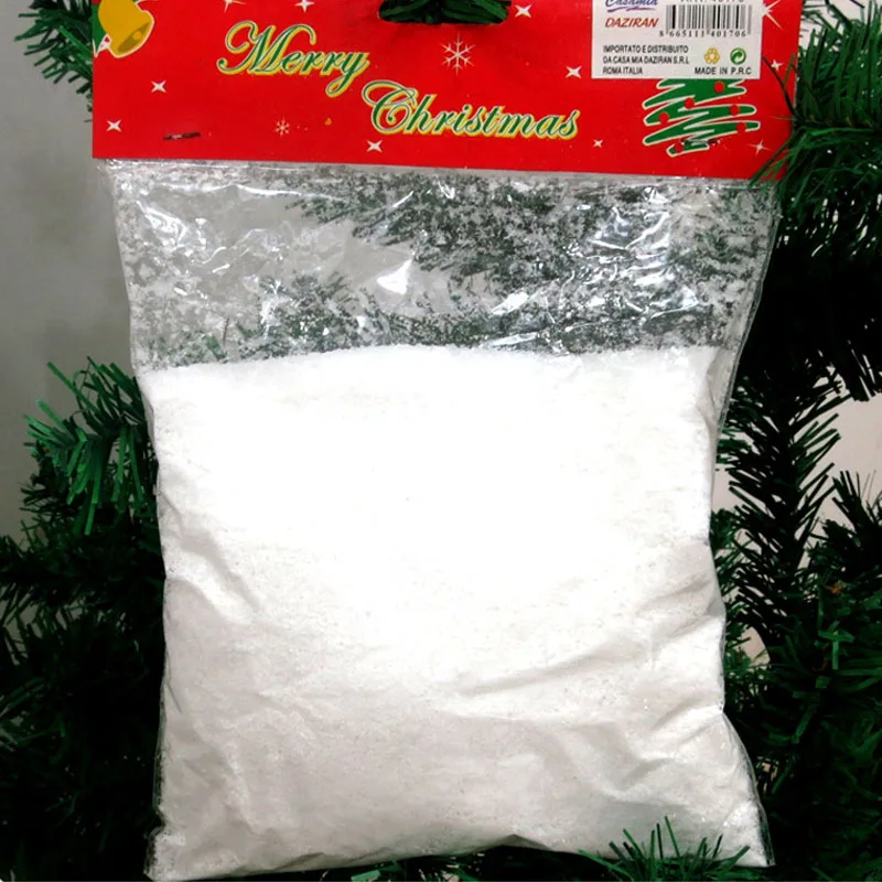 Artificial Snow Scene Navidad New Year Christmas Tree Decorations