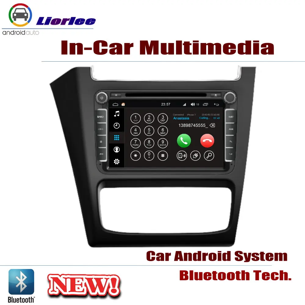 Discount For Volkswagen VW Fox CrossFox SpaceCross Car Android Player DVD GPS Navigation System HD Screen Radio Integrated Multimedia 4