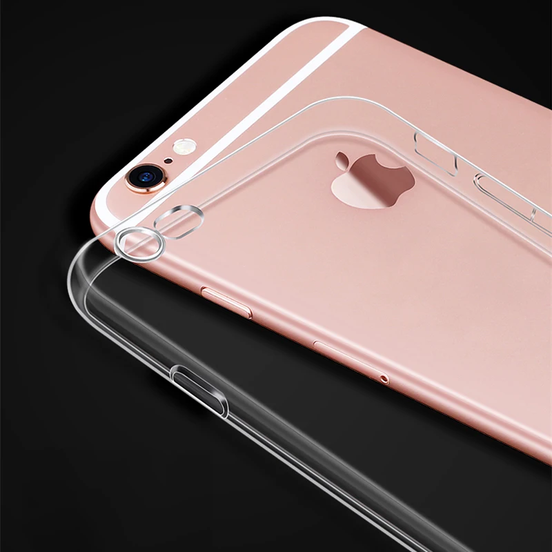 Ультратонкий Мягкий Прозрачный чехол VETOMEET из ТПУ для iPhone 5 5s SE 6 6s Plus силиконовый