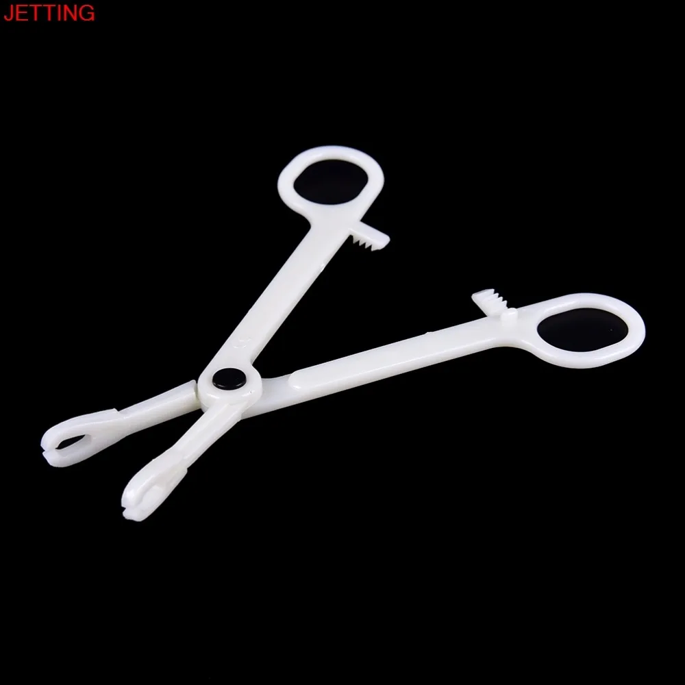 1pcs Professional Disposable Body Piercing Plier Body Ear Lip Navel Nose Tongue Piercing Forcep Tool Round Open Plier Clamp