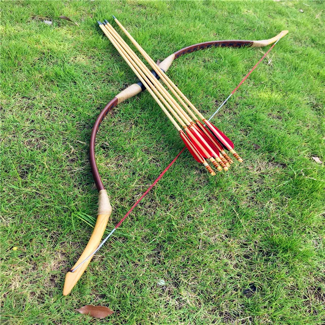  US $104.99 CDRIC 60lbs park real shot picture brown archery arrows