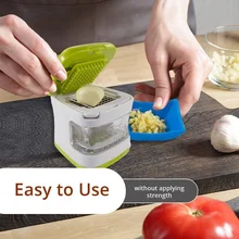 Чеснок Пресс Мясорубка пластиковая портативная дробилка для имбиря Овощечистка соковыжималка ручной измельчитель чеснока