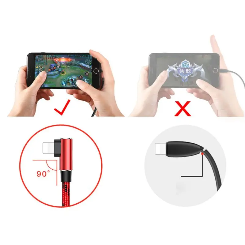 USB 3.1 نوع C 90 درجة سريع كابل شحن USB C البيانات الحبل شاحن سامسونج S10 S8 S9 ملاحظة 9 8 Xiaomi 9 mi8 mi6 هواوي P20
