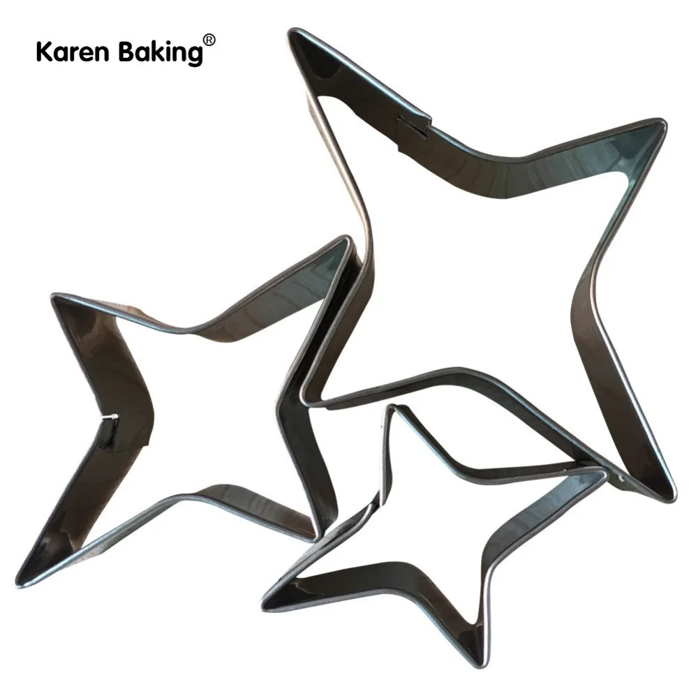 Star Cutters Set Fondant Cake Decorating Tools Fondant Cookie Cuttter