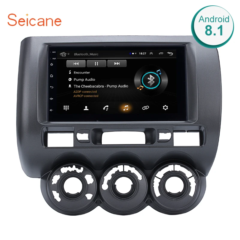 Seicane para 2002 de 2003-2008 HONDA Jazz (Manual AC RHD) reproductor Multimedia 2DIN Android 81 Wi