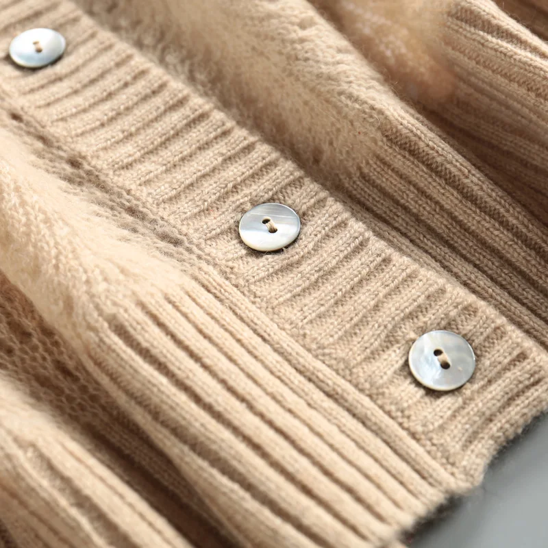 2018 new female cashmere cardigan coat loose short hollow sunscreen shirt sweater knitted wool winter air conditioning 2018 new female cashmere cardigan coat loose short hollow sunscreen shirt sweater knitted wool winter air conditioning