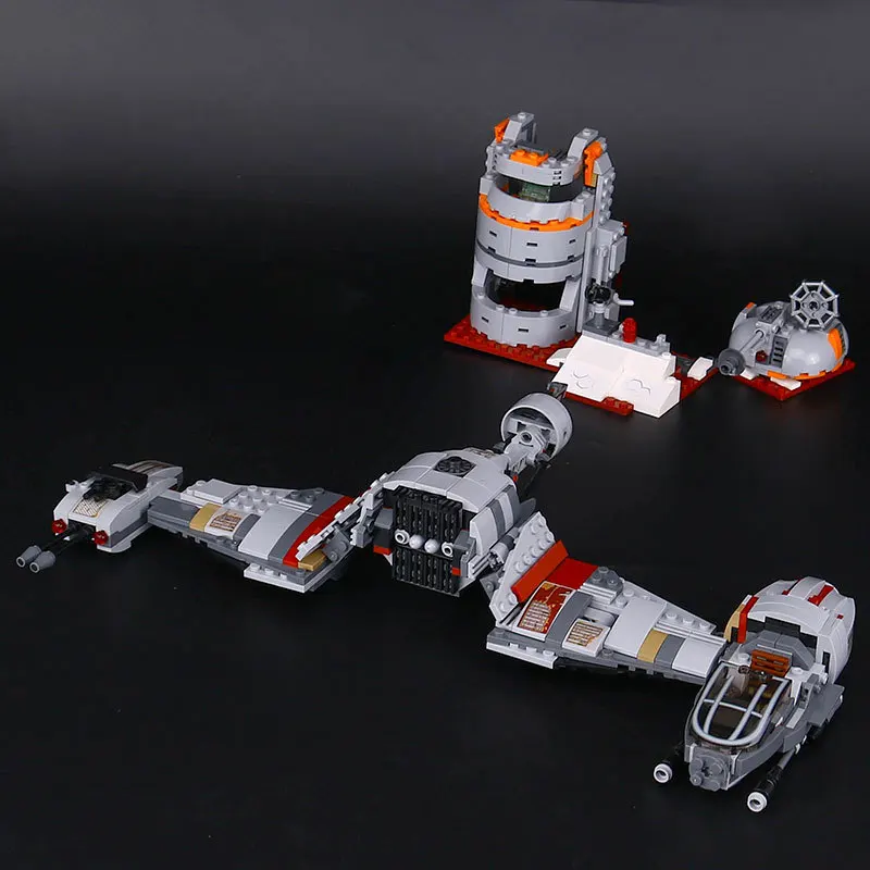 

LEPIN 05141 836Pcs Star Plan Series The Defense Of Crait Set 75202 Building Blocks Bricks Educational Toys For Kids As Gifts