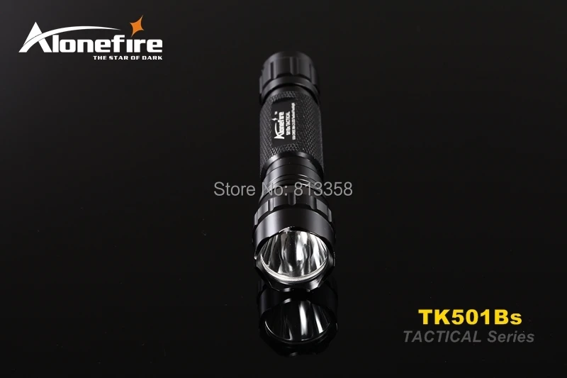 Alonefire tk501bs тактический серии CREE XM-L2 LED 1/3/5 режима Профессиональные фонарик Свет-1