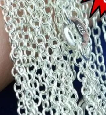 

C001 Wholesale 1mm Chain Necklace18 "New Fit Charm Pendant DIY Jewelry Wholesale fashion jewelry