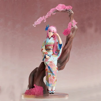 

New Megurine Luka Hatsune Miku Anime Figures Color kimono Ver. PVC Action Figma Movable Model Toy Birthday Christmas Gift QB86