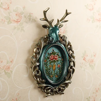 

The deer head hanging Home Furnishing entrance wall decoration crafts European Club restaurant decoration