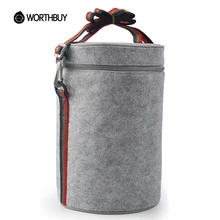 WORTHBUY, переносная термоизолированная сумка-холодильник для обеда, сумка-тоут из твердого войлока с Tinfoil для женщин, детей, пикника, кемпинга
