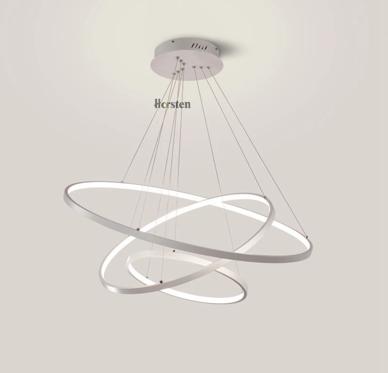 Modern LED Pendant Lights Adjustable 3 Rings Pendant Lamp For Living Room Foyer Dining Room Restaurant Bar Hanging Lighting 220V (12)