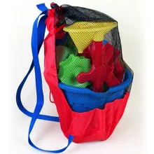Портативная пляжная сумка, складная Сетчатая Сумка для плавания, детская игрушка для пляжа, корзина, сумка для хранения, Детская водонепроницаемая сумка для плавания на открытом воздухе