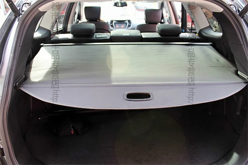 Black Rear Trunk Shade Cargo Cover For Hyundai Santa Fe Sport 2017 2018 5-Seater