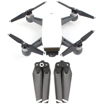 

1 pair Foldable Quick-release 4730F Folding Propeller White/Golden Stripe Blade CW CCW Props for DJI SPARK Drone