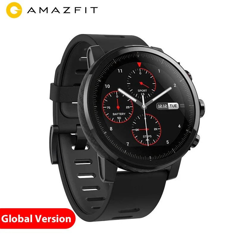 Günstig Xiao mi mi Hua mi Amazfit 2 Amazfit Stratos 2 Smart Uhr Smart Uhr Männer mit GPS Xiao mi Uhren PPG Herz Rate Monitor 5ATM