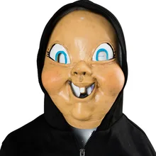 Страшная Маска Из Латекса фильм счастливый день смерти косплей маска полное лицо Шлем Хэллоуин Карнавальная маска для вечеринки бутафория для Хэллоуина