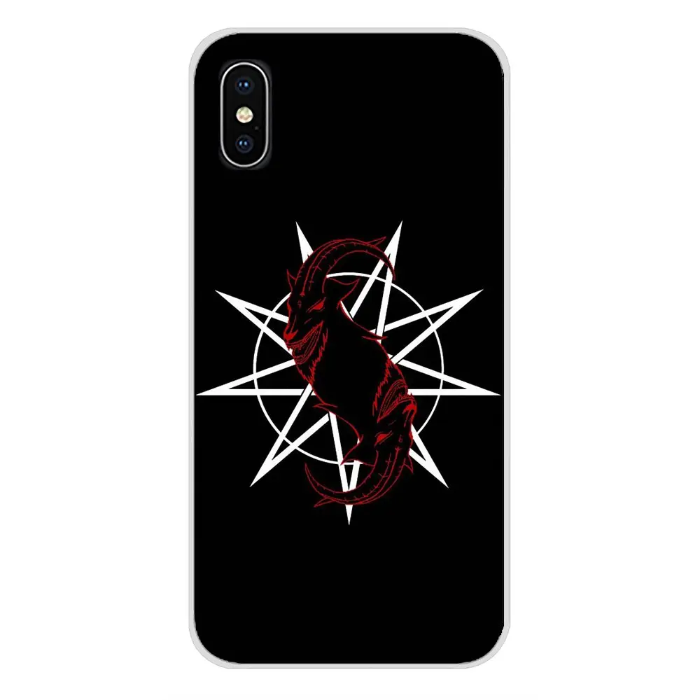 Аксессуары для телефона в виде ракушки Чехлы рок группы Slipknot Забавные Маски Apple