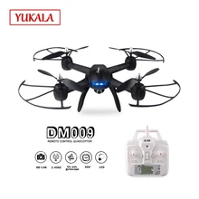 DM009 FPV в режиме реального времени Радиоуправляемый Дрон высокой четкости камера 6 оси 3D флип одна кнопка Режим возврата светодиодный свет подходит для ночного полета