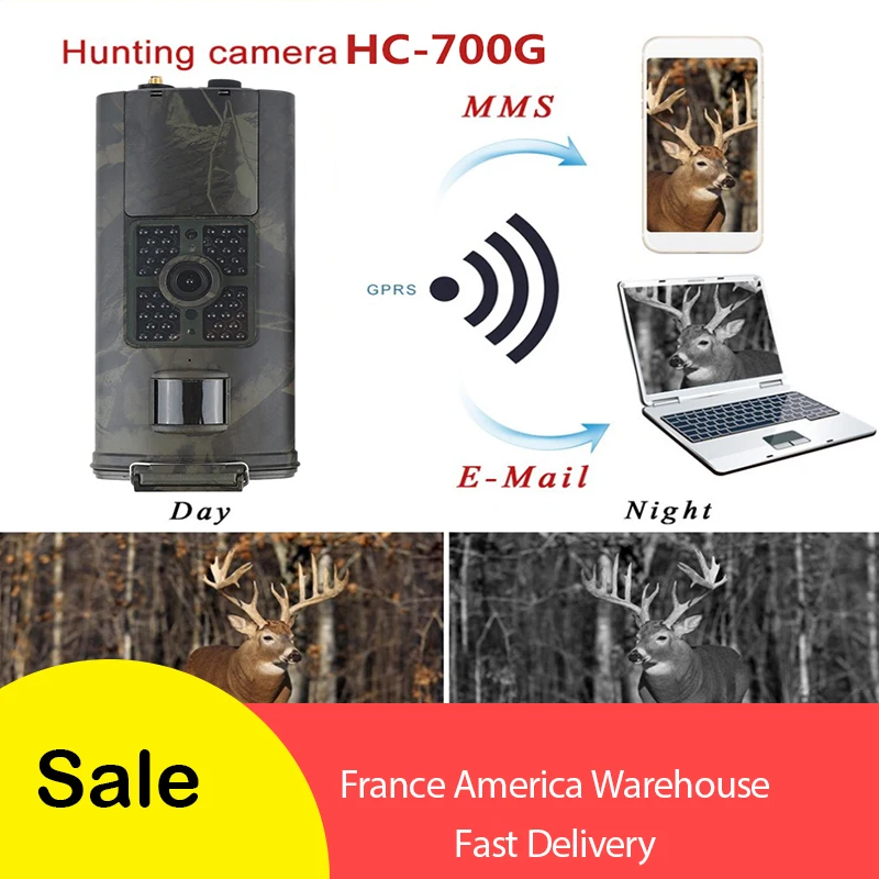 Охотничья камера Skatolly HC700g Suntek фотоловушка с ночным видением GPRS SMS PK HC300m для дикой