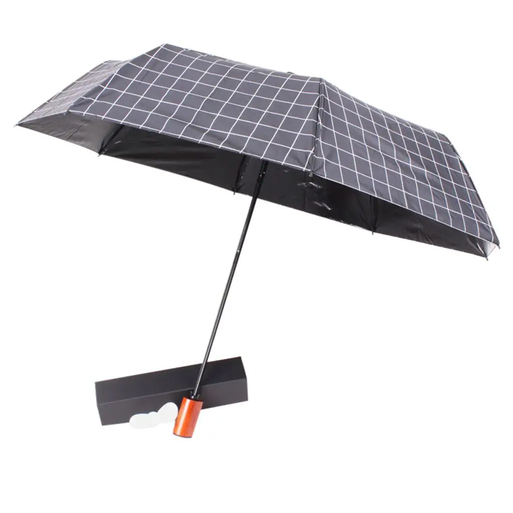 2000 мА · ч зарядный зонтик USB Мощность банк Вентилятор зонтик с Электрический вентилятор охлаждения летом вниз зонтик с УФ-защитой солнцезащитный крем B1 - Цвет: BK