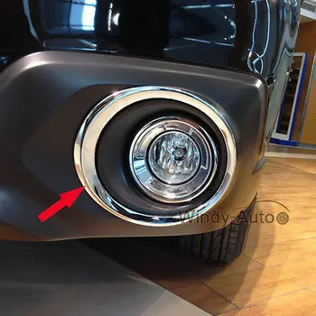 

Chrome Front Fog Light Lamp Cover Trim Fit For Subaru Outback 2016 2017