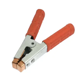 

Red Silver Crocodile Clip Style Spring Loaded Welding 300A