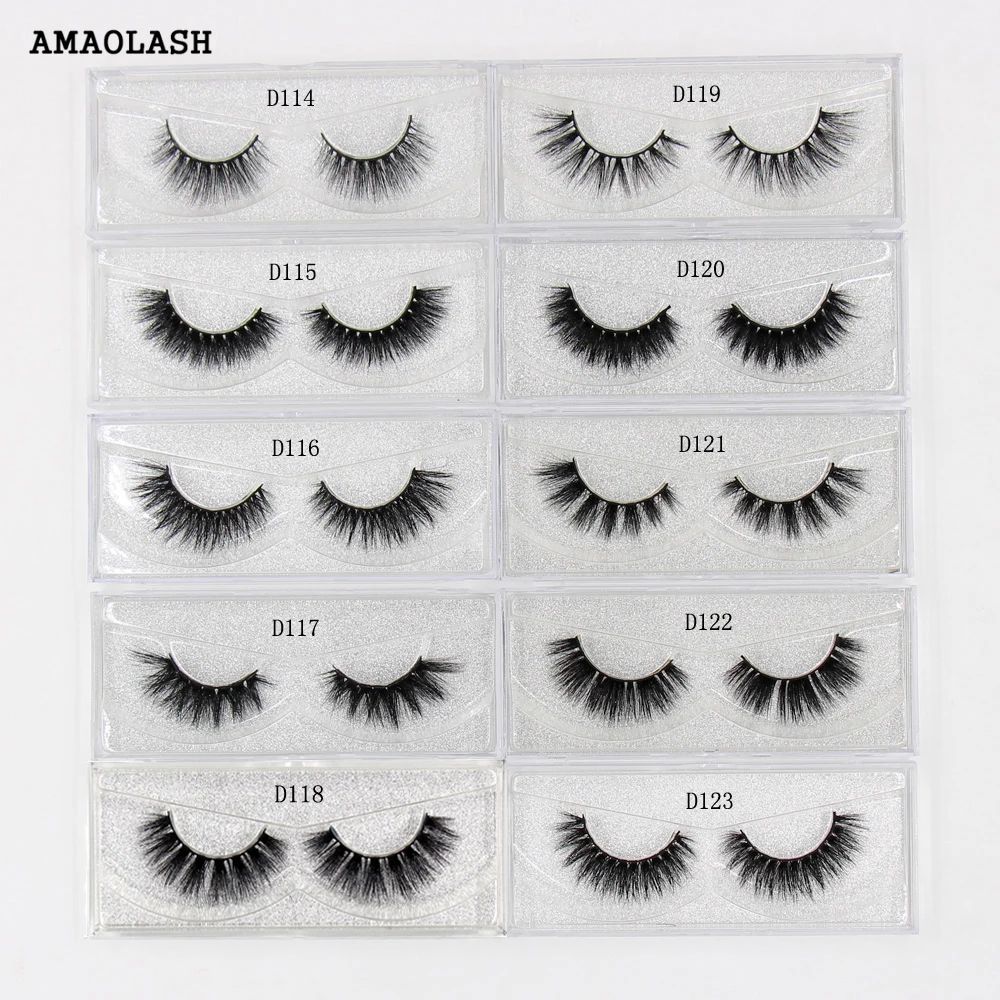 

AMAOLASH Eyelashes 3D Mink Lashes Lightweight Volume Lashes Cruelty Free Mink False Eyelashes Natural Long Lashes faux cils