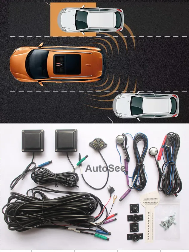 Car BSD BSM Blind Spot Radar Detection system Microwave Sensor